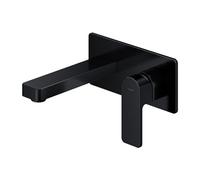 Omnires Bathroom tap for Sink with a Long spout which is Mount Under The Plaster Y - Black - Y1215HLBL