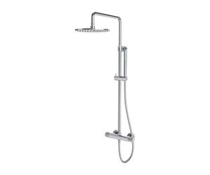 Omnires CT8044CR Bathroom Thermostatic Shower System which is Mount on The Plaster Contour-chrome-CT8044CR, Grey