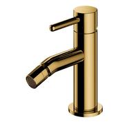 Omnires Gold Coloured Brass Bathroom Bidet Faucet Standing Mixer Tap Single Lever Tap