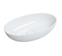 Omnires Shell M+ -White Bathroom Sink Made of Composite Sell M Gloss-SHELLUNBP