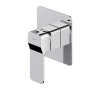 Omnires SL7745CR Bathroom Shower tap which is Mount Under The Plaster Slide-chrome-SL7745CR, Grey