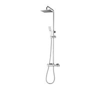 Omnires SYSY11/N/6CR Bathroom Thermostatic Shower System which is Mount on The Plaster Uni-chrome-SYSY11/N/6CR, Grey