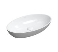 Omnires White/Grey Bathroom Sink Made of Composite Siena M Gloss-SIENALUNBSP