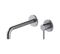 Omnires Y1215HLRONI Surface Element for Bathroom Sink tap with a Long spout which is Mount Under The Plaster Y-nickel-Y1215HLRONI, Nickel