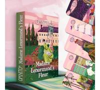 OMNITO Madame Lenormand`s Fleur | Wisdom Oracle for Love and Life | Vintage 36-Card Set with Guide Book for Soul, Destiny, and Fortune Reading