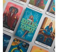 OMNITO Tarot Cards Deck - Divination Tarot Card Set for Beginners and Expert Readers - 78 Card Set (Idylls), Medium
