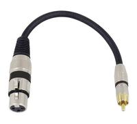 Male RCA To Female XLR Adaptor Cable DJ PA