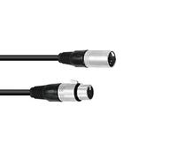 Omnitronic 30220761 FP - 05, Cable XLR 5 Pole Male/Female 0.5 M Black
