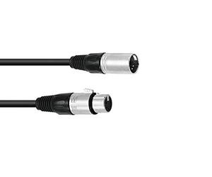 Omnitronic 30220761 FP - 05, Cable XLR 5 Pole Male/Female 0.5 M Black