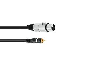 OMNITRONIC 30224028 CXF 20 XLR (F) Cable 2 m Black