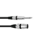 OMNITRONIC 3022519D Cable XK 100 XLR MALE TO STEREO JACK MONO AUDIO CABLE