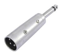 Omnitronic 30226450 XLR Adapter 1x XLR plug 3-pin to 1x 6.3 mm mon...