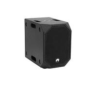 Omnitronic BOB-10A Black Active Subwoofer | 10" Bass Reflex Subwoofer with DSP and 600W RMS Power | Flexibly expandable with BOB-4 satellites for operation