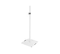 OMNITRONIC BPS-3 Speaker Stand White XL with Base Plate, Adjustable from 136-240 cm and Load Capacity up to 18 kg