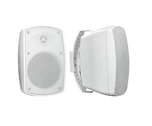 Omnitronic Casse Acustiche Diffusori Attivi la Coppia support a Muro woofer da 4.00 60w