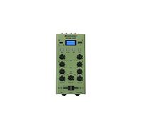 OMNITRONIC GNOME-202P Mini Mixer Green | 2-Channel DJ Mixer with Bluetooth and MP3 Player in Miniature Format | Adjustable Microphone Input/Headphone Output via 6.3 mm Jack