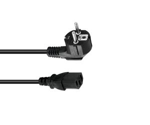 OMNITRONIC IEC Power Cable 3 x 0.75 1.5 m Black