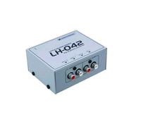 OMNITRONIC LH-042 Line/Phono Converter | Passive Stereo Line/Phono Converter