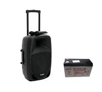Omnitronic MES-12BT2 Mobiler PA speaker 30.48cm 12 inch akkubetrieben, netzbetrieben 1 pc(s)