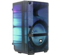 Omnitronic MSE-8+ Rechargeable Party Speaker with Built-In LED Effects + Microphone