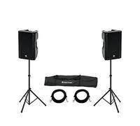 OMNITRONIC Set 2x XKB-212A + Speaker Stand MOVE MK2