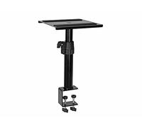 OMNITRONIC TMO-2 Monitor Stand, Height-Adjustable Table Stand 25-42 cm, Maximum Load 25 kg