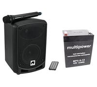 Omnitronic WAMS-065BT with Battery - Portable Sound System