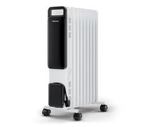 OmniWarm 2500W Oil Filled 11 Fins Eco Radiator Heater With Digital Display Pro Breeze White One Size