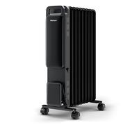 OmniWarm 2500W Oil Filled 11 Fins Radiator Heater With Digital Display and Smart App Control Pro Breeze Black One Size