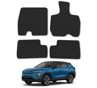 Omoda e5 (2024-2025) 5mm Rubber Car Mats [Electric Models] Compatible with Accessories Premium Durable Tailored Fit Heavy-Duty Floor Mats Set Accessory Waterproof Durable Custom Fit Water Resistant
