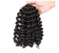 Omoge Hair Ltd 12" Marley Hair Extensions - 4 Pack Black Twist Braids | Soft & Natural Kinky Afro Bulk Hair for Faux Locs, Twists & Crochet Braiding COLOUR 2 (COLOUR 2)
