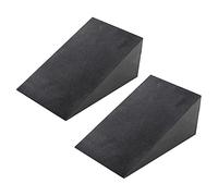 omolly 2 Pcs Yoga Block, Squat Wedge Slant Board, Calf Stretcher, Balance Pad Foam Wedge, Heel Elevated Squat Calf Raise 15x12x5cm