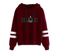 Omori Hoodie Unisex,Omori Merch Hoodie for Men/Women Pullover Long Sleeve Sweatshirts Game Clothing,Omori Cosplay Jumpers Teens Girl Red
