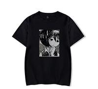 Omori Merch Tshirt Unisex,Men’s Short Sleeves T-Shirt Omori Game Tee Shirt Crew Neck Harajuku Casual Top Black