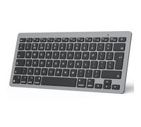 OMOTON Bluetooth Keyboard for Mac, Wireless keyboard for Apple MacBook Pro/Air, iMac, iMac Pro, Mac Mini, Mac Pro, QWERTY UK Layout, Space Grey