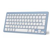 OMOTON Bluetooth Keyboard for Mac, Wireless keyboard for Apple MacBook Pro/Air, iMac, iMac Pro, Mac Mini, Mac Pro, QWERTY UK Layout, Blue