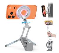 OMOTON TP02 360° Rotating for MagSafe Tripod, for Vlog, Gym, Travel, Silver