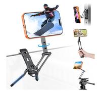 OMOTON TP06 for MagSafe Tripod Hook, 360° Rotating Magnetic Phone Tripod with 1/4" Screw & Acra, Aluminium Selfie Stick for iPhone 17/16/15 Pro Max Air, Phone Stand for Vlog, Gym, Travel, Black