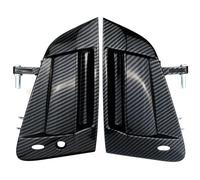 omoZone Pair Exterior Door Handle Assembly Front Left&Right Side Carbon Fiber Compatible with 2009-2017 Nissan 370Z Replaces 80606-1EA0B 80607-1EA0B