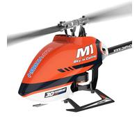 OMP HOBBY M1V1 RC Helicopter for Adults, Commanding Silent 3D Flight, BNF (transmitter not included) Ready with Dual Brushless Motors