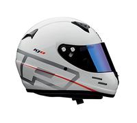 Omp KJ8 Evo Cmr White Helmet L Karting