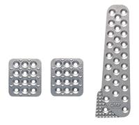 OMP Sandblasted Aluminium 3 Pedal Extension Set - Accelerator / Brake / Clutch