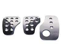 OMP SET 3 RACING PEDAL SILVER
