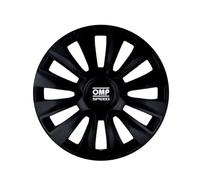 OMP SPEED SET 4 HUBCAPS MAGNUM BLACK 16 INCHES