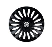 OMP SPEED SET 4 HUBCAPS STINGER BLACK 16 INCHES