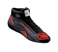 Omp Sport Boots MY2022 Black/Red Size 43 Fia 8856-2018, Unisex Adult Boots, Standard, EU