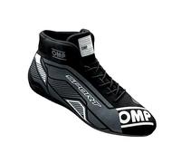 Omp Sport Boots MY2022 Black/White Size 38 Fia 8856-2018, Unisex Adult Boots, Standard, EU