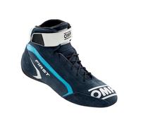 OMP Unisex First Race My2021 Blue/Cyan Size 45 Fia 8856-2018 Boat Shoe, Standard, 10.5 UK