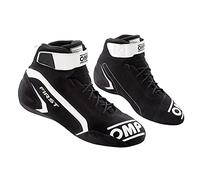 OMP Unisex's First Race My2021 Black/White Size 46 Fia 8856-2018 Boat Shoe, Standard, 11.5 UK