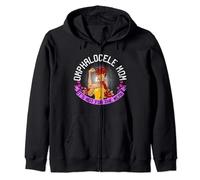 Omphalocele Mom Not For The Weak Exomphalos Awareness Zip Hoodie